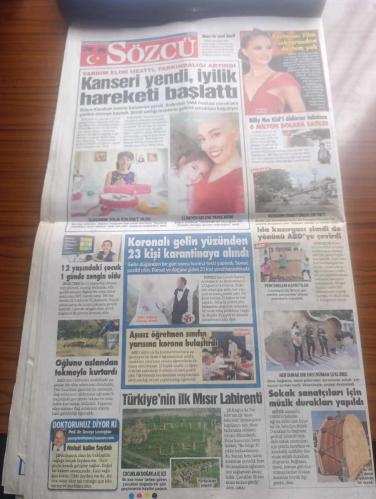Sözcü Gazetesi - Turkish Newspaper - 30 Ağustos 2021 - 30 Ağustos Zafer Bayramı kutlu olsun - Büyük taarruz için Atatürk ne söz verdi fotoğraf - Dünyada hiçbir savaşta yenilmemiş tek komutan Atatürk - makus talihin yenildiği gün yazan Rahmi Turan - 30 Ağustos penceresinden yazan Necati Doğru - Atatürk düşmanı nankörler yazan Deniz Zeyrek - Güneş Atatürk yazan Yekta Güngör Özden - 30 Ağustos Zafer Bayramı sebebiyle Kadıköy'de Göksel Kalben Güvenç Dağüstün Burçin Büke konserleri - 30 Ağustos penceresinden Taliban ile İslamcı AKP - İYİ Parti'nin önemli ismi Aytun Çıray'dan 30 Ağustos zaferinin 99. Yıldönümünde çarpıcı açıklamalar - 30 Ağustos Zafer Bayramı kutlu olsun Edis konseri Antalya'da - Türkiye Jokey Kulübü 30 Ağustos Zafer bayramımız kutlu olsun - 30 Ağustos'ta İstanbulda 39 ilçede fener alayı düzenlenecek - Büyük taarruz yazan  Sinan Meydan - Ankara üniversitesi'nin arşivinden Atatürk ve milli mücadele - yamaç paraşütçülerinden 30 Ağustos Zafer uçuşu - 30 Ağustos 1922