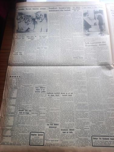 Cumhuriyet Gazetesi - Turkish Newspaper - 23 Nisan 1953 - O günün çocuğu yazan Nadir Nadi Başmakale - 23 Nisan Bayramı - Atatürk'ün fotoğrafı ve ellerinde çiçekler bir çocuk resmi - İstanbul'da saat 9.30'da Sultanahmet meydanında toplanacak öğrenciler ve yavrukurtlar şehir bandosu ile birlikte Beyazıt meydanı'na gidecekler - 23 Nisan sebebiyle Galatasaray lisesinde yavrukurtlar toplanacaklar - Kızılay çocuk Bayramı dolayısıyla Eminönü çevresinde yoksul çocukları giydirecek - Vezneciler ilkokulunda 23 Nisan töreni - Kore mütareke görüşmelerinden ümit yok  - Ankara'da kadınlar Birliği Kongresi  - Piç Kurusu yazan Azmiye Hami Güven Yazı Dizisi - sabır ile koruk yazan Bedri Rahmi Eyüboğlu - kız izci teşkilatı inceleniyor - Amerikalılar İzmir fuarına iştirak etmeyecekler - Cennet Yolu yazan Steinbeck Yazı Dizisi - Yugoslav takımı Bugün Galatasaray ile karşılaşıyor  - Brezilya takımı America Fenerbahçe ile maç yapacak - korkusuz Kaptan filmi Beyoğlu elhamra sinemasında - 23 Nisan 1920