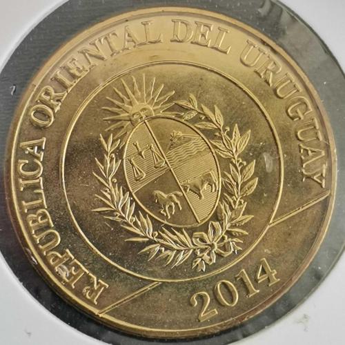 URUGUAY  2014  5  PESO   KAPAMASINDA