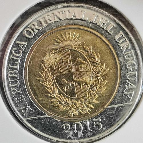 URUGUAY   2015   10  PESO   KAPAMASINDA