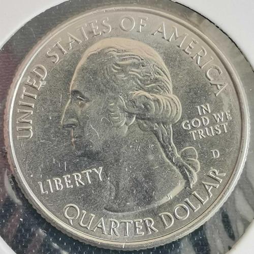 AMERİKA  2015 D   25 CENT   ÇEYREK DOLAR  HATIRA  Güzel Amerika Çeyrekleri - Bombay Hook   KAPAMASINDA