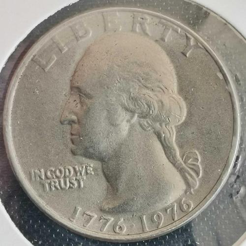 AMERİKA   1976     25 CENT   ÇEYREK DOLAR  HATIRA  ABD'nin Bağımsızlığının 200. Yıldönümü   KAPAMASINDA