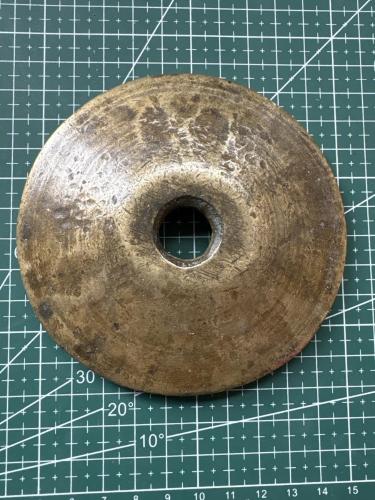 OSMANLI DÖNEMİ ÇEYREK OKKA TERAZİ AĞIRLIĞI – 317 GR – DAMGALI PİRİNÇ / BRONZ ( Dirhem )