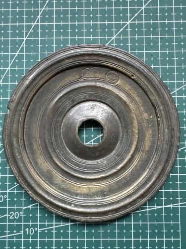 OSMANLI DÖNEMİ TERAZİ AĞIRLIĞI – 315 GR – DAMGALI PİRİNÇ / BRONZ ( Dirhem )