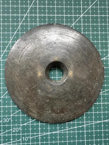 OSMANLI DÖNEMİ TERAZİ AĞIRLIĞI – 315 GR – DAMGALI PİRİNÇ / BRONZ ( Dirhem )