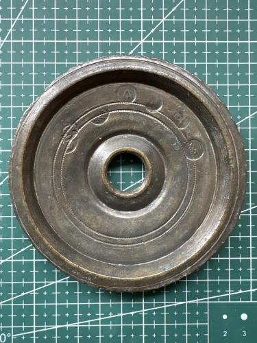 OSMANLI DÖNEMİ ÇEYREK OKKA TERAZİ AĞIRLIĞI – 322 GR – DAMGALI PİRİNÇ / BRONZ ( Dirhem )