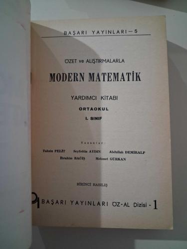 Özet ve Alıştırmalarla MODERN MATEMATİK Yardımcı Kitabı ORTAOKUL 1
