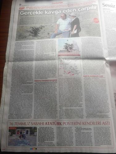 Cumhuriyet Gazetesi - Turkish Newspaper - 30 Ağustos 2021 - Bir ulusun kurtuluşa çağdaşlığa kapı açan büyük zaferinin 99. Yılı - Atatürk'ün fotoğrafı - Turkcell 30 Ağustos kutlama - Mustafa Kemal Atatürk'ün başkomutanlığını yaptığı Büyük taarruz hem kurtuluşun hem laik ve modern Türkiye'nin önünü açtı - Zafer Bayramı'nda ilk tören Anıtkabir'de gerçekleştirilecek - mucizenin adı Mustafa Kemal yazan Zeynep Naz Aktan - Emekli tümgeneral Ahmet Yavuz ile Sakarya Meydan muharebesi alanındaydık 22 gün ve gecenin dönüm noktalarını konuştuk fotoğraf - Zafer Bayramı törenlerle kutlanmalı yazan Cihangir Dumanlı - 30 Ağustos Zafer Bayramı dolayısıyla Beylikdüzü'nde Fettah Can konseri - Esenyurt'ta Oğuz Aksaç Zafer Bayramı konseri - Sakarya savaşı 23 Ağustos 1921 durumu harita - diyanet işleri Başkanı 30 Ağustos hutbesinde yine Atatürk'ün adını geçirmedi - 30 Ağustos mesajları demokrasi ve Afganistan vurgusu - ABB Belediye Başkanı Mansur Yavaş 30 Ağustos mesajı - 30 Ağustos 1922