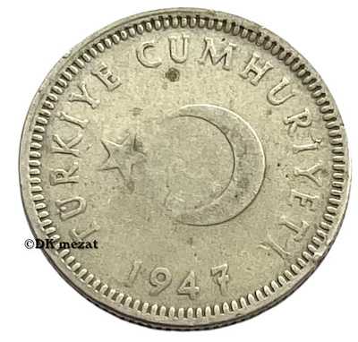 1947 YILI 50 KURUŞ GÜMÜŞ ÇT+ - 4 GR.