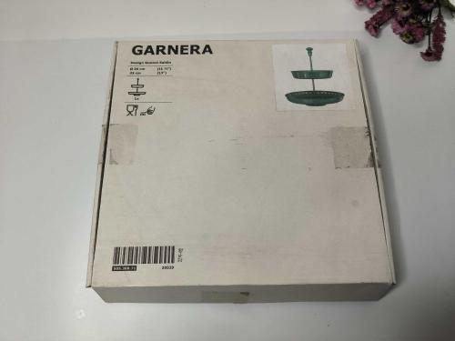 İKEA Garnera Servis Standı - 2 Katlı Pasta Tepsisi - Sunum Tepsini Stand - SIFIR KUTUSUNDA