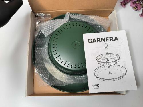 İKEA Garnera Servis Standı - 2 Katlı Pasta Tepsisi - Sunum Tepsini Stand - SIFIR KUTUSUNDA