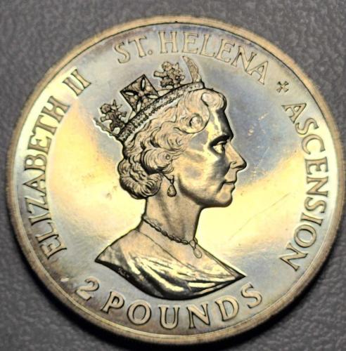 1990 - SAINT HELENA & ASCENSION - 2 Pounds    ( ÇİL )