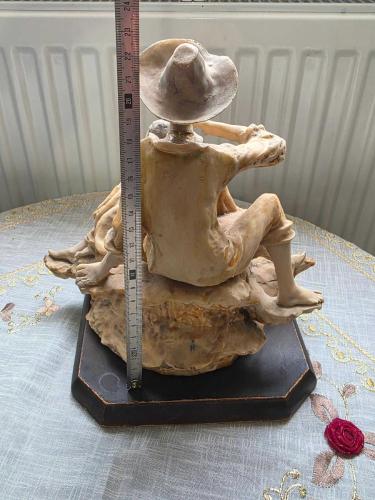 1981 GIUSEPPE ARMANI POLENEK FİGÜRÜ - OĞLAN VE KIZ ÇOCUK SAHNESİ - 23 CM BOYUNDA MUHTEŞEM! AÇIKLAMAYI OKUYUN