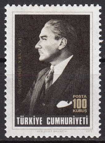 1973 ATATÜRK'ÜN ÖLÜMÜNÜN 35. YILI TAM SERİ MNH