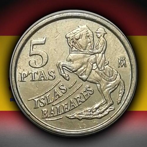 İspanya 1997 Yılı 5 Ptas ÇİL