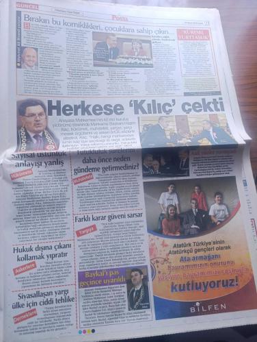 Posta Gazetesi - Turkish Newspaper - 23 Nisan 2010 - 23 Nisan ulusal egemenlik ve çocuk bayramı kutlu olsun - Atatürk'ün fotoğrafı - Türkiye'yi ve çocukları çok seviyoruz - bırakın bu komiklikleri çocuklara sahip çıkın yazan Mehmet Ali Birand - Migros Tansaş Macrocenter 23 Nisan ulusal egemenlik ve çocuk bayramı kutlu olsun - Doğuş Grubu ulusal egemenlik ve çocuk bayramınız kutlu olsun - Başbakan Recep Tayyip Erdoğan 23 Nisan 2009'da koltuğunu Ecem Uçar'a bırakmıştı Fotoğrafı - Bugün 23 Nisan yerin dibine giriyor insan yazan Candaş Tolga Şahin - 23 Nisan ulusal egemenlik ve çocuk Bayramı TBMM'nin 90. Kuruluş yıl dönümü nedeniyle bugün özel törenlerle kutlanacak - TBMM başkanlığının 90. Açılış yıl dönümü programı nedeniyle bastırdığı kitapçıkta ilk sayfayı Meclis Başkanı Mehmet Ali Şahin'in fotoğrafını ayırmasına Kamer Genç tepki gösterdi - Baba Şener Çakar çocuğuna bayram hediyesi olarak böbreğini verdi fotoğraf - Hakan Altun eser premium hotel'de - 23 Nisan 1920