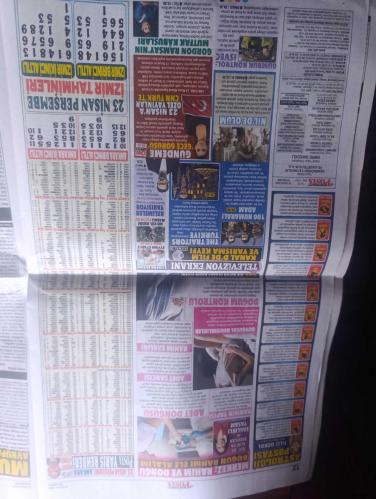 Posta Gazetesi - Turkish Newspaper - 23 Nisan 2026 - 23 Nisan hepimizin Bayramı - 23 Nisan 1920'de kurulan Büyük Millet Meclisi egemenliğin kayıtsız şartsız millete ait olduğunun tesciliydi - 23 Nisan 1921'de itibaren milli bayram ilan edildi - ulu önder Mustafa Kemal Atatürk 1922'de Konya'daki Şems ilkokulunu ziyaretinde Nuriye ( İdil) adlı çocuğa okulunu seviyor musun diye sordu çok seviyorum yanıtını alınca O zaman dünyanın her yerindeki çocukları çağıralım hep birlikte oynayın dedi - Mustafa Kemal Atatürk ile Nuriye İdil Fotoğrafı Yapay Zeka ile renklendirilmiştir - usta oyuncu Ferdi Atuner vefat etti - Vakıfbank finans grubu 23 Nisan ulusal egemenlik ve çocuk bayramı kutlu olsun - Milli Piyango 23 Nisan ulusal egemenlik ve çocuk bayramı kutlu olsun - Migros 23 Nisan ulusal egemenlik ve çocuk bayramınız kutlu olsun - TBMM başkanı Numan Kurtulmuş çocuklarla fotoğraf çektirdi - 23 nisan'a özel yayınlar CNN Türk'te - 13. Kez Avrupa şampiyonu  Rıza Kayaalp Fotoğrafı  - 23 Nisan 1920
