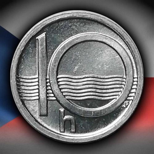 Çekya 2000 Yılı 10 Haleru ÇİL (+)