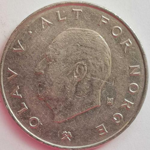 NORVEÇ  1987  1  KRONE