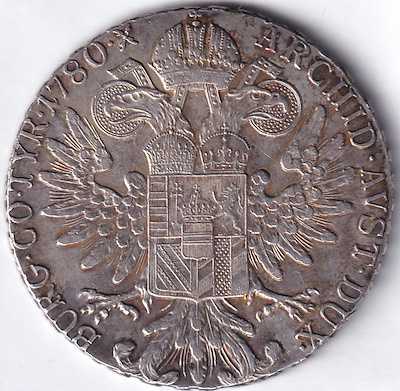 AVUSTURYA İMP. MARIA THEREASA 1 THALER 1780 S.F. ÇA - GÜMÜŞ:27,97 GR