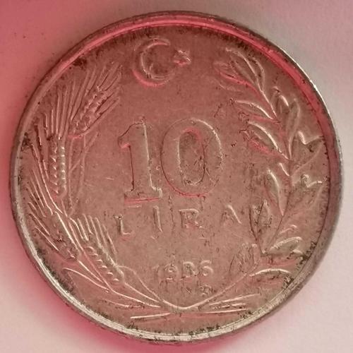 TÜRKİYE  1986   10  LİRA