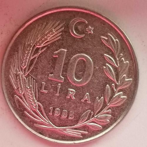 TÜRKİYE  1985   10  LİRA