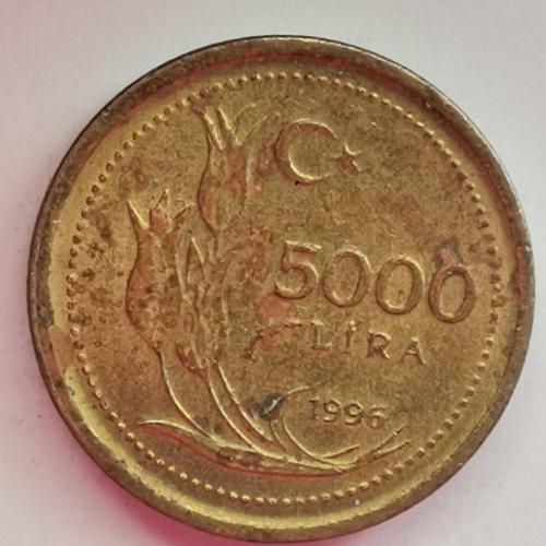 TÜRKİYE  1996   5000   LİRA