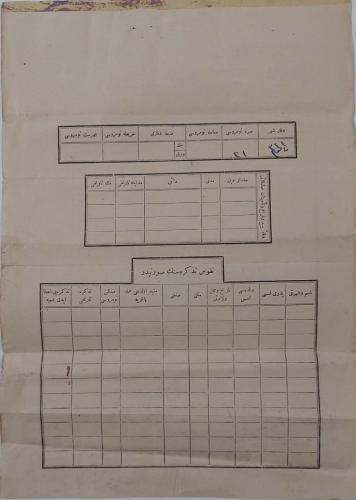 OSMANLI DÖNEMİ ÇOK NADİR FİSKAL PULLU ORİJİNAL TAPU SENEDİ ÇOK NADİRDİR PEK ÇIKMAZ PP3WW1