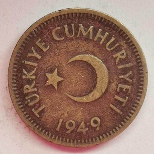 TÜRKİYE  1949    10  KURUŞ