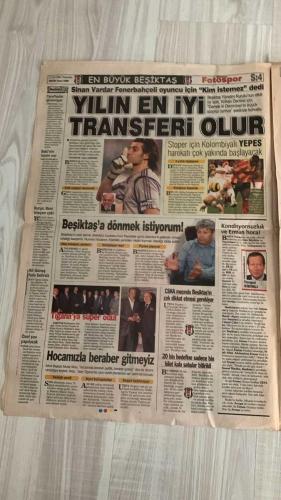 FOTOSPOR SPOR GAZETESİ - TURKISH NEWSPAPER - DOĞUM GÜNÜ HEDİYESİ  - EKSİKSİZ TAM TAKIM GAZETE -  21 EYLÜL 2006 PERŞEMBE  ERSUN YANAL – HALUK ÇUBUKÇU – HALUK ZORLU – ZICO – AZİZ YILDIRIM – ERMAN TOROĞLU – İBRAHİM CEVAHİR – MUTLUHAN SUNER – ŞÜKRÜ KAYA – HAKAN ŞÜKÜR – ERİK GERETS – ADNAN POLAT – ARDA TURAN – CARRUSCA – GÖKHAN ZAN – YATTARA – HÜSEYİN – GÖKDENİZ KARADENİZ – SZYMOWIAK – STEPANOV – MUSAMPA  FENERBAHÇE: TEKNİK DİREKTÖR ZICO, KOLTUĞUNU ERSUN YANAL’A KAPTIRMAK İSTEMİYOR – KONYA MAÇINA YENİ BİR FENERBAHÇE İLE ÇIKIYOR – AZİZ YILDIRIM: “ZICO İLE DEVAM” – ERMAN TOROĞLU’NUN SÖZLERİ YANAL’I ETKİLEDİ – YANAL PROJESİ İLERİ TARİHE ATILDI – VOLKAN TRANSFERİNDE BEŞİKTAŞ DEVREYE GİRDİ  GALATASARAY: BEŞİKTAŞ GALİBİYETİ SONRASI MORAL BULDU – ERİK GERETS: “LIVERPOOL’DAN PUAN ALIRSAK GRUPTAN ÇIKARIZ” – ADNAN POLAT: “LIVERPOOL’U EVİNDE VURACAĞIZ” – GALATASARAY RESMİ SİTESİ: LIVERPOOL MAÇI BİLETLERİ 34 STERLİN – HAKAN ŞÜKÜR LÜBNANLI SAVAŞ MAĞDURU ÇOCUKLARA SÖZ VERDİ: “RAMAZAN’DA GELECEĞİM” – ARDA