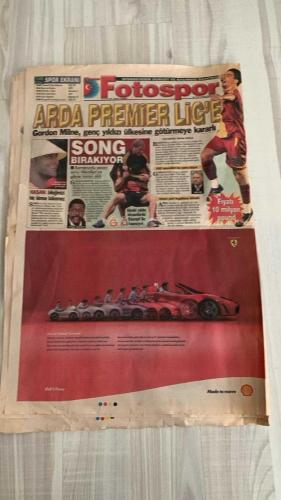 FOTOSPOR SPOR GAZETESİ - TURKISH NEWSPAPER - DOĞUM GÜNÜ HEDİYESİ  - EKSİKSİZ TAM TAKIM GAZETE -  22 EYLÜL 2006 CUMA  RİDVAN DİLMEN – AZİZ YILDIRIM – ZICO – ALEX DE SOUZA – LUGANO – ÖNDER TURACI – DELGADO – RİCARDİNHO – EMRE BELÖZOĞLU – ERİK GERETS – ARDA TURAN – FERHAT – SABRİ – ADNAN POLAT – MUTLUHAN SUNER – İBRAHİM CEVAHİR – ŞÜKRÜ KAYA – HAKAN ŞÜKÜR – GÖKHAN ZAN – YATTARA – HÜSEYİN – SZYMOWIAK – STEPANOV – MUSAMPA  FENERBAHÇE: RİDVAN DİLMEN’E YUVAYA DÖNÜŞ DAVETİ – AZİZ YILDIRIM TEKLİFİ DOĞRULADI – ALEX ÖNCE “OCAK’TA GİDECEĞİM” DEDİ, SONRA ÇARK ETTİ – ZICO’NUN KADER MAÇI KONYA’DA – LUGANO KIRMIZI KART CEZALISI, ÖNDER TURACI İLK 11’DE – FENERBAHÇE SON İKİ DEPLASMANDA KAZANAMADI, KONYA MAÇI KRİTİK – MAÇI YUNUS YILDIRIM YÖNETECEK, LİG TV YAYINLAYACAK  BEŞİKTAŞ: DELGADO VE RİCARDİNHO BİRLİKTE OYNAYACAK – DELGADO GİZLİ FORVET OLACAK, RAKİP DEFANSI DELECEK – ANKARAGÜCÜ MAÇI ÖNCESİ SAMBACI-RİCARDİNHO OYUN KURUCU ROLÜNDE – BEŞİKTAŞ AVRUPA’DA CSKA SOFYA MAÇINA HAZIRLANIYOR  GALATASARAY: TRABZO