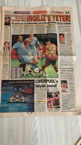 FOTOSPOR SPOR GAZETESİ - TURKISH NEWSPAPER - DOĞUM GÜNÜ HEDİYESİ  - EKSİKSİZ TAM TAKIM GAZETE -24 EYLÜL 2006 PAZAR  RÜŞTÜ REÇBER – MATEJA KEZMAN – ALEX DE SOUZA – SERKAN BALCI – ÖNDER TURACI – EDU – DEIVID – TUNCAY ŞANLI – TÜMER METİN – ZICO – AZİZ YILDIRIM – HAKAN ŞÜKÜR – ARDA TURAN – SABRİ SARIOĞLU – AYHAN AKMAN – JUNICHI INAMOTO – ÜMİT KARAN – RİGOBERT SONG – STJEPAN TOMAS – FERHAT ÖZTORUN – MONDRAGON – CARRUSCA – GÖKHAN ZAN – ERSEN MARTİN – GÖKDENİZ KARADENİZ – MARCELINHO – FATİH AKYEL – ZİYA DOĞAN – SELÇUK DERELİ  FENERBAHÇE: KONYA’DA 1-0 KAZANDI – KEZMAN’IN GOLÜ VE RÜŞTÜ’NÜN MUHTEŞEM KURTARIŞLARI MAÇI GETİRDİ – RÜŞTÜ 6 NET POZİSYONU ÖNLEDİ, JENERİKLİK KURTARIŞLAR YAPTI – ALEX’İN İSTEKSİZ TAVIRLARI ELEŞTİRİLDİ – ZICO: “BAŞKAN YILDIRIM’IN BİLGİ ALMA HAKKI VARDIR” – ÖNDER TURACI’YA ŞANS VERİLMESİ BEKLENİYOR – DEIVID VE EDU ELEŞTİRİLERİN HEDEFİNDE – FENERBAHÇE RANDERS MAÇINA MORALLİ GİDİYOR  GALATASARAY: TRABZONSPOR’A 3-1 MAĞLUP OLDU – HAKAN ŞÜKÜR’ÜN GOLÜ TEK TESSELLİ – DIŞ SAHADA İL