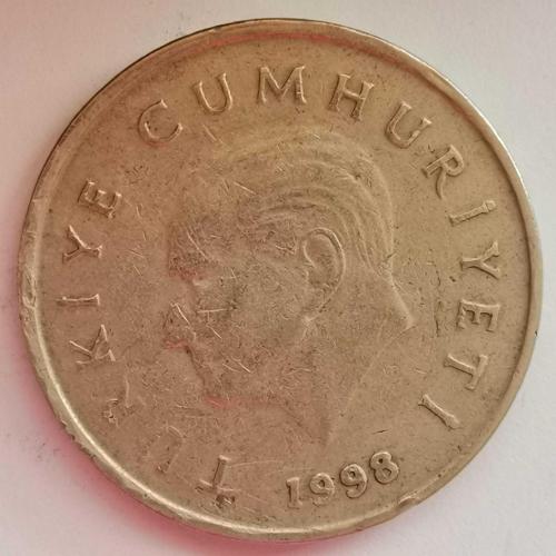 TÜRKİYE    1998    50  BİN  LİRA