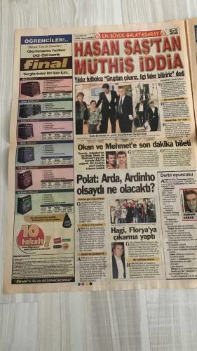 FOTOSPOR SPOR GAZETESİ - TURKISH NEWSPAPER - DOĞUM GÜNÜ HEDİYESİ  - EKSİKSİZ TAM TAKIM GAZETE -   26 EYLÜL 2006 SALI  AZİZ YILDIRIM – ZICO – ALEX DE SOUZA – MATEJA KEZMAN – RÜŞTÜ REÇBER – SERKAN BALCI – ÖNDER TURACI – EDU – DEIVID DE SOUZA – TUNCAY ŞANLI – APPİAH – TÜMER METİN – HAKAN ŞÜKÜR – ARDA TURAN – SABRİ SARIOĞLU – AYHAN AKMAN – JUNICHI INAMOTO – ÜMİT KARAN – RİGOBERT SONG – STJEPAN TOMAS – FERHAT ÖZTORUN – MONDRAGON – CARRUSCA – GÖKHAN ZAN – ERSEN MARTİN – GÖKDENİZ KARADENİZ – MARCELINHO – FATİH AKYEL – ZİYA DOĞAN – SELÇUK DERELİ  FENERBAHÇE: UEFA KUPASI ÖNCESİ RANDERS MAÇINA HAZIRLANIYOR – ZICO: “GRUPLARA KALACAĞIZ” – DEIVID: “RAKİP FİLELER GOLLERİMLE DOLACAK” – KEZMAN İLE İYİ PARTNER OLACAĞIM – APPİAH’A İNGİLİZ KULÜPLERİNDEN TEKLİF VAR (FULHAM, PORTSMOUTH, NEWCASTLE) – ALEX’E LYON TALİP – TUNCAY’I EVERTON TAKİPTE – ÖNDER TURACI’NIN BABASINA 46 BİN YTL CEZA – RÜŞTÜ’NÜN MUHTEŞEM KURTARIŞLARI ZICO’YU RAHATLATTI – FENERBAHÇE’DE HEDEF 100. YILDA 3 KUPA  GALATASARAY: TRABZONSPOR MA