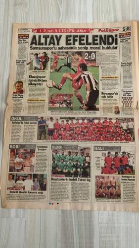 FOTOSPOR SPOR GAZETESİ - TURKISH NEWSPAPER - DOĞUM GÜNÜ HEDİYESİ  - EKSİKSİZ TAM TAKIM GAZETE -   26 EYLÜL 2006 SALI  AZİZ YILDIRIM – ZICO – ALEX DE SOUZA – MATEJA KEZMAN – RÜŞTÜ REÇBER – SERKAN BALCI – ÖNDER TURACI – EDU – DEIVID DE SOUZA – TUNCAY ŞANLI – APPİAH – TÜMER METİN – HAKAN ŞÜKÜR – ARDA TURAN – SABRİ SARIOĞLU – AYHAN AKMAN – JUNICHI INAMOTO – ÜMİT KARAN – RİGOBERT SONG – STJEPAN TOMAS – FERHAT ÖZTORUN – MONDRAGON – CARRUSCA – GÖKHAN ZAN – ERSEN MARTİN – GÖKDENİZ KARADENİZ – MARCELINHO – FATİH AKYEL – ZİYA DOĞAN – SELÇUK DERELİ  FENERBAHÇE: UEFA KUPASI ÖNCESİ RANDERS MAÇINA HAZIRLANIYOR – ZICO: “GRUPLARA KALACAĞIZ” – DEIVID: “RAKİP FİLELER GOLLERİMLE DOLACAK” – KEZMAN İLE İYİ PARTNER OLACAĞIM – APPİAH’A İNGİLİZ KULÜPLERİNDEN TEKLİF VAR (FULHAM, PORTSMOUTH, NEWCASTLE) – ALEX’E LYON TALİP – TUNCAY’I EVERTON TAKİPTE – ÖNDER TURACI’NIN BABASINA 46 BİN YTL CEZA – RÜŞTÜ’NÜN MUHTEŞEM KURTARIŞLARI ZICO’YU RAHATLATTI – FENERBAHÇE’DE HEDEF 100. YILDA 3 KUPA  GALATASARAY: TRABZONSPOR MA
