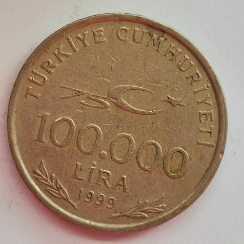 TÜRKİYE    1999     100.000  LİRA