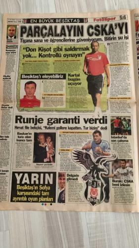 FOTOSPOR SPOR GAZETESİ - TURKISH NEWSPAPER - DOĞUM GÜNÜ HEDİYESİ  - EKSİKSİZ TAM TAKIM GAZETE - 27 EYLÜL 2006 ÇARŞAMBA  ÖZHAN CANAYDIN – ADNAN POLAT – ALİ DÜRÜST – ABDURRAHİM ALBAYRAK – HAKAN ŞÜKÜR – ARDA TURAN – SABRİ SARIOĞLU – AYHAN AKMAN – JUNICHI INAMOTO – ÜMİT KARAN – RİGOBERT SONG – STJEPAN TOMAS – FERHAT ÖZTORUN – MONDRAGON – CARRUSCA – GÖKHAN ZAN – ZİYA DOĞAN – ERSEN MARTİN – GÖKDENİZ KARADENİZ – MARCELINHO – FATİH AKYEL – SELÇUK DERELİ – RÜŞTÜ REÇBER – MATEJA KEZMAN – ALEX DE SOUZA – SERKAN BALCI – ÖNDER TURACI – EDU – DEIVID DE SOUZA – TUNCAY ŞANLI – APPİAH – TÜMER METİN – AZİZ YILDIRIM – CANTALEJO (HAKEM)  GALATASARAY: ŞAMPİYONLAR LİGİ’NDE LIVERPOOL DEPLASMANINDA – MAÇ 21.45’TE – İSPANYOL HAKEM CANTALEJO TEHLİKESİ – GEÇMİŞTE ZIDANE, AURELIO, LUCIANO VE HASAN ŞAŞ’I OYUNDAN ATMASIYLA BİLİNİYOR – GALATASARAY’IN İNGİLTERE’DE ZORLU SINAVI – HAKAN ŞÜKÜR VE GENÇLER UMUT OLACAK – GERETS: “PUAN ALIRSAK GRUPTAN ÇIKARIZ” – GALATASARAY RESMİ SİTESİ: LIVERPOOL BİLETLERİ 34 STERLİN  BEŞİ