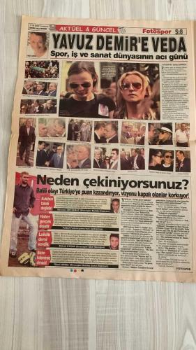 FOTOSPOR SPOR GAZETESİ - TURKISH NEWSPAPER - DOĞUM GÜNÜ HEDİYESİ  - EKSİKSİZ TAM TAKIM GAZETE - 27 EYLÜL 2006 ÇARŞAMBA  ÖZHAN CANAYDIN – ADNAN POLAT – ALİ DÜRÜST – ABDURRAHİM ALBAYRAK – HAKAN ŞÜKÜR – ARDA TURAN – SABRİ SARIOĞLU – AYHAN AKMAN – JUNICHI INAMOTO – ÜMİT KARAN – RİGOBERT SONG – STJEPAN TOMAS – FERHAT ÖZTORUN – MONDRAGON – CARRUSCA – GÖKHAN ZAN – ZİYA DOĞAN – ERSEN MARTİN – GÖKDENİZ KARADENİZ – MARCELINHO – FATİH AKYEL – SELÇUK DERELİ – RÜŞTÜ REÇBER – MATEJA KEZMAN – ALEX DE SOUZA – SERKAN BALCI – ÖNDER TURACI – EDU – DEIVID DE SOUZA – TUNCAY ŞANLI – APPİAH – TÜMER METİN – AZİZ YILDIRIM – CANTALEJO (HAKEM)  GALATASARAY: ŞAMPİYONLAR LİGİ’NDE LIVERPOOL DEPLASMANINDA – MAÇ 21.45’TE – İSPANYOL HAKEM CANTALEJO TEHLİKESİ – GEÇMİŞTE ZIDANE, AURELIO, LUCIANO VE HASAN ŞAŞ’I OYUNDAN ATMASIYLA BİLİNİYOR – GALATASARAY’IN İNGİLTERE’DE ZORLU SINAVI – HAKAN ŞÜKÜR VE GENÇLER UMUT OLACAK – GERETS: “PUAN ALIRSAK GRUPTAN ÇIKARIZ” – GALATASARAY RESMİ SİTESİ: LIVERPOOL BİLETLERİ 34 STERLİN  BEŞİ