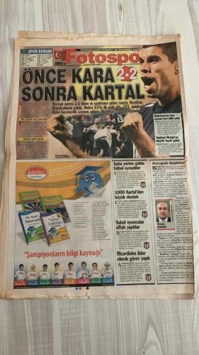 FOTOSPOR SPOR GAZETESİ - TURKISH NEWSPAPER - DOĞUM GÜNÜ HEDİYESİ  - EKSİKSİZ TAM TAKIM GAZETE - 27 EYLÜL 2006 ÇARŞAMBA  ÖZHAN CANAYDIN – ADNAN POLAT – ALİ DÜRÜST – ABDURRAHİM ALBAYRAK – HAKAN ŞÜKÜR – ARDA TURAN – SABRİ SARIOĞLU – AYHAN AKMAN – JUNICHI INAMOTO – ÜMİT KARAN – RİGOBERT SONG – STJEPAN TOMAS – FERHAT ÖZTORUN – MONDRAGON – CARRUSCA – GÖKHAN ZAN – ZİYA DOĞAN – ERSEN MARTİN – GÖKDENİZ KARADENİZ – MARCELINHO – FATİH AKYEL – SELÇUK DERELİ – RÜŞTÜ REÇBER – MATEJA KEZMAN – ALEX DE SOUZA – SERKAN BALCI – ÖNDER TURACI – EDU – DEIVID DE SOUZA – TUNCAY ŞANLI – APPİAH – TÜMER METİN – AZİZ YILDIRIM – CANTALEJO (HAKEM)  GALATASARAY: ŞAMPİYONLAR LİGİ’NDE LIVERPOOL DEPLASMANINDA – MAÇ 21.45’TE – İSPANYOL HAKEM CANTALEJO TEHLİKESİ – GEÇMİŞTE ZIDANE, AURELIO, LUCIANO VE HASAN ŞAŞ’I OYUNDAN ATMASIYLA BİLİNİYOR – GALATASARAY’IN İNGİLTERE’DE ZORLU SINAVI – HAKAN ŞÜKÜR VE GENÇLER UMUT OLACAK – GERETS: “PUAN ALIRSAK GRUPTAN ÇIKARIZ” – GALATASARAY RESMİ SİTESİ: LIVERPOOL BİLETLERİ 34 STERLİN  BEŞİ