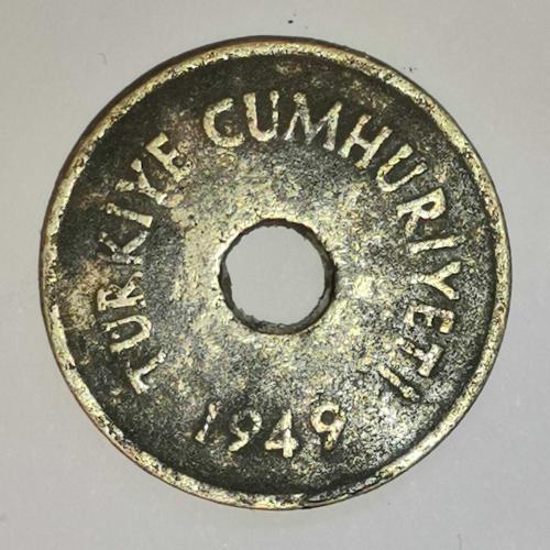 TÜRKİYE    1949    2,5  KURUŞ