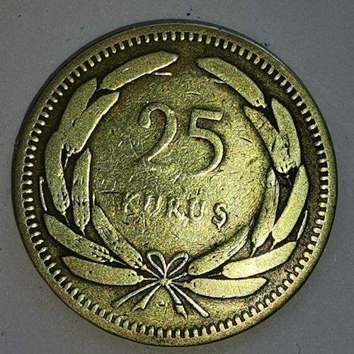 TÜRKİYE    1956     25  KURUŞ
