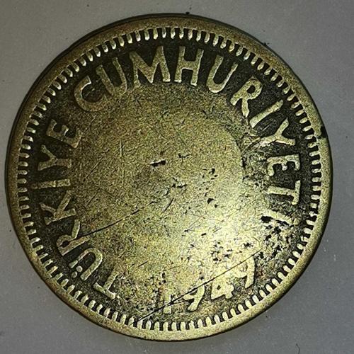 TÜRKİYE    1949     25  KURUŞ