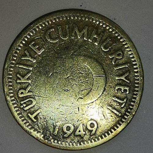 TÜRKİYE    1949     25  KURUŞ