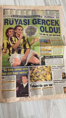 FOTOSPOR SPOR GAZETESİ - TURKISH NEWSPAPER - DOĞUM GÜNÜ HEDİYESİ  - EKSİKSİZ TAM TAKIM GAZETE -  30 EYLÜL 2006 CUMARTESİ  AZİZ YILDIRIM – ZICO – ALEX DE SOUZA – MATEJA KEZMAN – RÜŞTÜ REÇBER – SERKAN BALCI – ÖNDER TURACI – EDU – DEIVID DE SOUZA – TUNCAY ŞANLI – APPİAH – TÜMER METİN – HAKAN ŞÜKÜR – ARDA TURAN – SABRİ SARIOĞLU – AYHAN AKMAN – JUNICHI INAMOTO – ÜMİT KARAN – RİGOBERT SONG – STJEPAN TOMAS – FERHAT ÖZTORUN – MONDRAGON – CARRUSCA – GÖKHAN ZAN – ERSEN MARTİN – GÖKDENİZ KARADENİZ – MARCELINHO – FATİH AKYEL – ZİYA DOĞAN – RİCARDİNHO – DELGADO – NOBRE – BOBO – KLEBERSON – VEDRAN RUNJE – ERGUN GÜRSOY  FENERBAHÇE: ALEX İKİ YILLIK SÖZLEŞME İÇİN 4 MİLYON EURO ALACAK – KEZMAN VE RÜŞTÜ RANDERS MAÇINDA PARLADI – DEIVID: “RAKİP FİLELER GOLLERİMLE DOLACAK” – ZICO: “GRUPLARA KALACAĞIZ” – APPİAH’A İNGİLİZ KULÜPLERİNDEN TEKLİF VAR – ALEX’E LYON TALİP – TUNCAY’I EVERTON TAKİPTE – FENERBAHÇE UEFA’DA MORALLİ  GALATASARAY: KONYASPOR MAÇI ÖNCESİ GERETS’E SAHİP ÇIKILIYOR – TARAFTAR: “GERETS’İ KİMSE