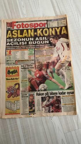 FOTOSPOR SPOR GAZETESİ - TURKISH NEWSPAPER - DOĞUM GÜNÜ HEDİYESİ  - EKSİKSİZ TAM TAKIM GAZETE -  30 EYLÜL 2006 CUMARTESİ  AZİZ YILDIRIM – ZICO – ALEX DE SOUZA – MATEJA KEZMAN – RÜŞTÜ REÇBER – SERKAN BALCI – ÖNDER TURACI – EDU – DEIVID DE SOUZA – TUNCAY ŞANLI – APPİAH – TÜMER METİN – HAKAN ŞÜKÜR – ARDA TURAN – SABRİ SARIOĞLU – AYHAN AKMAN – JUNICHI INAMOTO – ÜMİT KARAN – RİGOBERT SONG – STJEPAN TOMAS – FERHAT ÖZTORUN – MONDRAGON – CARRUSCA – GÖKHAN ZAN – ERSEN MARTİN – GÖKDENİZ KARADENİZ – MARCELINHO – FATİH AKYEL – ZİYA DOĞAN – RİCARDİNHO – DELGADO – NOBRE – BOBO – KLEBERSON – VEDRAN RUNJE – ERGUN GÜRSOY  FENERBAHÇE: ALEX İKİ YILLIK SÖZLEŞME İÇİN 4 MİLYON EURO ALACAK – KEZMAN VE RÜŞTÜ RANDERS MAÇINDA PARLADI – DEIVID: “RAKİP FİLELER GOLLERİMLE DOLACAK” – ZICO: “GRUPLARA KALACAĞIZ” – APPİAH’A İNGİLİZ KULÜPLERİNDEN TEKLİF VAR – ALEX’E LYON TALİP – TUNCAY’I EVERTON TAKİPTE – FENERBAHÇE UEFA’DA MORALLİ  GALATASARAY: KONYASPOR MAÇI ÖNCESİ GERETS’E SAHİP ÇIKILIYOR – TARAFTAR: “GERETS’İ KİMSE