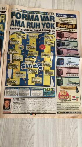 FOTOSPOR SPOR GAZETESİ - TURKISH NEWSPAPER - DOĞUM GÜNÜ HEDİYESİ  - EKSİKSİZ TAM TAKIM GAZETE 3 EKİM 2006 SALI  AZİZ YILDIRIM – ZICO – ALEX DE SOUZA – MATEJA KEZMAN – RÜŞTÜ REÇBER – SERKAN BALCI – ÖNDER TURACI – EDU – DEIVID DE SOUZA – TUNCAY ŞANLI – APPİAH – TÜMER METİN – HAKAN ŞÜKÜR – ARDA TURAN – SABRİ SARIOĞLU – AYHAN AKMAN – JUNICHI INAMOTO – ÜMİT KARAN – RİGOBERT SONG – STJEPAN TOMAS – FERHAT ÖZTORUN – MONDRAGON – CARRUSCA – GÖKHAN ZAN – ERSEN MARTİN – GÖKDENİZ KARADENİZ – MARCELINHO – FATİH AKYEL – ZİYA DOĞAN – RİCARDİNHO – DELGADO – NOBRE – BOBO – KLEBERSON – VEDRAN RUNJE – JEAN TIGANA – ADNAN POLAT – SEMİH AROĞLU – REFİK ARKAN – ÜMİT KAYIHAN  FENERBAHÇE: BURSA MAĞLUBİYETİ SONRASI ELEŞTİRİLER YOĞUNLAŞTI – ZICO’NUN TAKTİĞİ TEPKİ ÇEKTİ – SERKAN VE YOZGATLI İLE İPLER KOPTU – RIDVAN DİLMEN: “ÜMİT KAYIHAN FENERBAHÇE’YE TEKNİK DİREKTÖR OLMALI” – FENERBAHÇE UEFA KUPASI’NDA GRUPLARDA – YENİ YAPILANMA ÇAĞRISI  GALATASARAY: GERETS’İN GELECEĞİ TARTIŞILIYOR – ADNAN POLAT: “GERETS’İN SÖZLEŞ