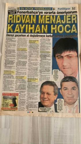 FOTOSPOR SPOR GAZETESİ - TURKISH NEWSPAPER - DOĞUM GÜNÜ HEDİYESİ  - EKSİKSİZ TAM TAKIM GAZETE 3 EKİM 2006 SALI  AZİZ YILDIRIM – ZICO – ALEX DE SOUZA – MATEJA KEZMAN – RÜŞTÜ REÇBER – SERKAN BALCI – ÖNDER TURACI – EDU – DEIVID DE SOUZA – TUNCAY ŞANLI – APPİAH – TÜMER METİN – HAKAN ŞÜKÜR – ARDA TURAN – SABRİ SARIOĞLU – AYHAN AKMAN – JUNICHI INAMOTO – ÜMİT KARAN – RİGOBERT SONG – STJEPAN TOMAS – FERHAT ÖZTORUN – MONDRAGON – CARRUSCA – GÖKHAN ZAN – ERSEN MARTİN – GÖKDENİZ KARADENİZ – MARCELINHO – FATİH AKYEL – ZİYA DOĞAN – RİCARDİNHO – DELGADO – NOBRE – BOBO – KLEBERSON – VEDRAN RUNJE – JEAN TIGANA – ADNAN POLAT – SEMİH AROĞLU – REFİK ARKAN – ÜMİT KAYIHAN  FENERBAHÇE: BURSA MAĞLUBİYETİ SONRASI ELEŞTİRİLER YOĞUNLAŞTI – ZICO’NUN TAKTİĞİ TEPKİ ÇEKTİ – SERKAN VE YOZGATLI İLE İPLER KOPTU – RIDVAN DİLMEN: “ÜMİT KAYIHAN FENERBAHÇE’YE TEKNİK DİREKTÖR OLMALI” – FENERBAHÇE UEFA KUPASI’NDA GRUPLARDA – YENİ YAPILANMA ÇAĞRISI  GALATASARAY: GERETS’İN GELECEĞİ TARTIŞILIYOR – ADNAN POLAT: “GERETS’İN SÖZLEŞ