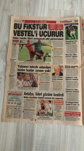 FOTOSPOR SPOR GAZETESİ - TURKISH NEWSPAPER - DOĞUM GÜNÜ HEDİYESİ  - EKSİKSİZ TAM TAKIM GAZETE -  4 EKİM 2006 ÇARŞAMBA  SEDAT HAYRAN - ZICO - ALEX - GERETS - POLAT - DEMİRÖREN - TIGANA - LUCESCU - ÜMİT KARAN - HAKAN ŞÜKÜR - ERSEN MARTİN - FEVZİ ELMAS - CARRUSCA - ARDA TURAN - AYDIN YILMAZ - INAMOTO - TOMAS - KEITA - COULIBALY - EMANA - OZHAN CANAYDIN  SEDAT HAYRAN İDDAA’CILARI ZENGİN EDİYOR - ALEX’TEN İTİRAF - GERETS’E BAŞKANIN TEPKİSİ - SAMBACI BAKLAYI ÇIKARDI - FENERBAHÇE’NİN RAKİPLERİ - BEŞİKTAŞ’IN RAKİPLERİ - TERİM’İ GEREN SORU - MARATON.COM ANKETİ - FEVZİ ELMAS GİDİCİ - HAKAN ŞÜKÜR’E KULÜBE YOLU - CARRUSCA’NIN YERİ KİMİNLE DOLACAK - BORDEAUX MAÇI ÇİLE OLDU - AYDIN YILMAZ’DAN MESAJ - ÜMİT KARAN DEPREMİ - KEITA, COULIBALY, EMANA LİSTEDE - CANAYDIN-POLAT ÇEKİŞMESİ - INAMOTO’DAN EV HAYATI İSYANI  FENERBAHÇE - GALATASARAY - BEŞİKTAŞ - NEWCASTLE - PALERMO - CELTA VIGO - E.FRANKFURT - TOTTENHAM - B.LEVERKUSEN - BRUGGE - D.BÜKREŞ - BORDEAUX - PSV - LENS - RENNES - SANTOS - TOULOUSE - DEPOR