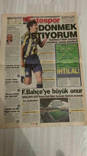 FOTOSPOR SPOR GAZETESİ - TURKISH NEWSPAPER - DOĞUM GÜNÜ HEDİYESİ  - EKSİKSİZ TAM TAKIM GAZETE -  5 EKİM 2006 PERŞEMBE  SEDAT HAYRAN - SEMİH ŞENTÜRK - ZICO - ALEX - GERETS - POLAT - DEMİRÖREN - TIGANA - LUCESCU - HASAN ŞAŞ - ÜMİT KARAN - HAKAN ŞÜKÜR - ERSEN MARTİN - FEVZİ ELMAS - CARRUSCA - ARDA TURAN - AYDIN YILMAZ - INAMOTO - TOMAS - KEITA - COULIBALY - EMANA - OZHAN CANAYDIN - MAHMUT USLU - ÜMİT ÖZAT - ÖMER TEMELLİ - FABIO LUCIANO - MILAN STEPANOV - ŞENEZ ERZİK  FOTOSPOR İDDAA’NIN İMPARATORU - ALEX’TEN İTİRAF - GERETS’E BAŞKANIN TEPKİSİ - HASAN’IN AYIBI - FENER’E LE GUEN - FORTİS TÜRKİYE KUPASI KURALARI - BEŞİKTAŞ’TA BEYİN FIRTINASI - UEFA FİNALİ KADIKÖY’DE - ARDA VE ÜMİT - MİLLİ HEYECAN MACARİSTAN’DA - HAKAN ŞÜKÜR’E KULÜBE YOLU - CARRUSCA’NIN YERİ - BORDEAUX MAÇI ÇİLE OLDU - AYDIN YILMAZ’DAN MESAJ - ÜMİT KARAN DEPREMİ - KEITA, COULIBALY, EMANA LİSTEDE - CANAYDIN-POLAT ÇEKİŞMESİ - INAMOTO’DAN EV HAYATI İSYANI - LUCİANO GERÇEĞİ - APPIAH KRİZİ - TAHİR KIRAN’IN SÖZLERİ - FENERBAHÇE’DEN