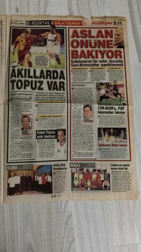 FOTOSPOR SPOR GAZETESİ - TURKISH NEWSPAPER - DOĞUM GÜNÜ HEDİYESİ  - EKSİKSİZ TAM TAKIM GAZETE -  6 EKİM 2006 CUMA - RIDVAN DİLMEN - LE GUEN - STEPHANE COURBIS - FATİH TERİM - ALEX - ZICO - ÜMİT KARAN - HAKAN ŞÜKÜR - ERSEN MARTİN - FEVZİ ELMAS - CARRUSCA - ARDA TURAN - NECATİ ATEŞ - HASAN ŞAŞ - GÜRSOY - POLAT - OZHAN CANAYDIN - FELIX MAGATH - ULI HOENESS - SEDAT HAYRAN - DOĞAN EROL - NECATİ - RIBERY  ZICO GİTMEDEN TASLAK - RIDVAN DİLMEN’DEN MESAJ - LE GUEN NASIL GELİR? - MİLLİ TAKIM MACARİSTAN’DA - ALEX’TEN İTİRAF - GERETS’E BAŞKAN TEPKİSİ - HASAN’IN AYIBI - PAF’LARA ASGARİ ÜCRET - MÜNİH KANCASI - NECATİ PSV MAÇIYLA DÖNÜYOR - GERETS’TEN SERT ÇIKIŞ - ARDA TURAN’DAN SUMANK YORUMU - İLİÇ’E EKSTRA PRİM - ÜMİT KARAN DEPREMİ - KEITA, COULIBALY, EMANA LİSTEDE - RIBERY İÇİN CAS’A GİDİLİYOR  FENERBAHÇE - GALATASARAY - BEŞİKTAŞ - TRABZONSPOR - NEWCASTLE - PALERMO - CELTA VIGO - E.FRANKFURT - TOTTENHAM - B.LEVERKUSEN - BRUGGE - D.BÜKREŞ - BORDEAUX - PSV - LENS - RENNES - SANTOS - TOULOUSE - DEP